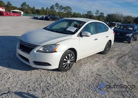 2014 Nissan Sentra Sv из США, поврежденный, VIN 3N1AB7AP6EY304162